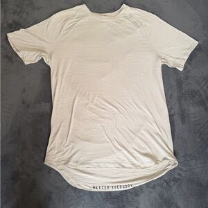 lululemon athletica Cream Dress Shirt